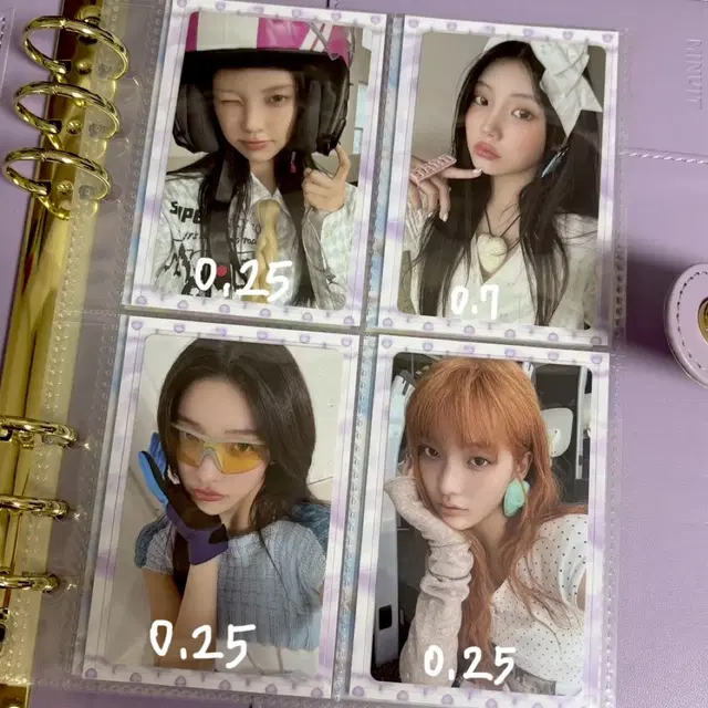 아일릿 포카 낫큐트 애니모어 위버스 앨범 포토카드