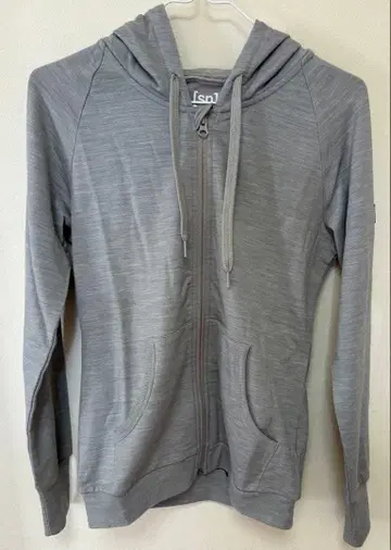 super.natural 그레이 후드티 W MEDIUM