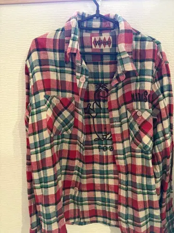 Weirdo 체크 무늬 플란넬 셔츠