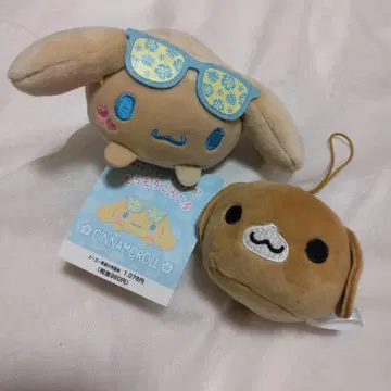 산리오 시나몬 롤 봉제 인형 마스코트 2점 시나몬