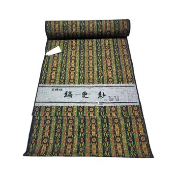 기모노 옷감 다색 꽃무늬 사라사 기모노 리메이크 오비 일본 의류 기모노