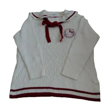 택 포함 키티 세일러 니트 (M~L)