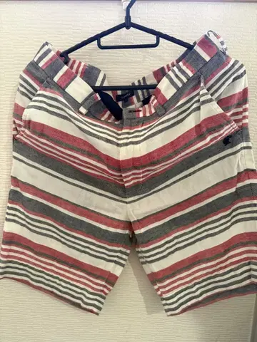 LOVELLESS 스트라이프 숏팬츠 M