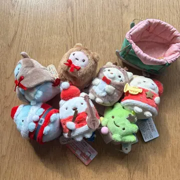 스미코구라시 크리스마스 테노리 봉제 인형 썰매