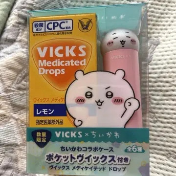 VICKS 메디케이티드 드롭스 6개입 치이카와(먼작귀) 콜라보