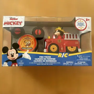 미키마우스 소방차 무선 조종 자동차