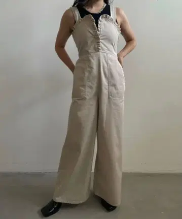 Ameri Vintage FRILL DETAIL OVERALL