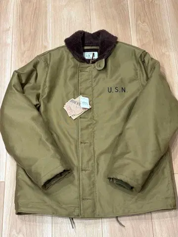 Houston 휴스턴 알파카 울 N-1 덱 자켓 42