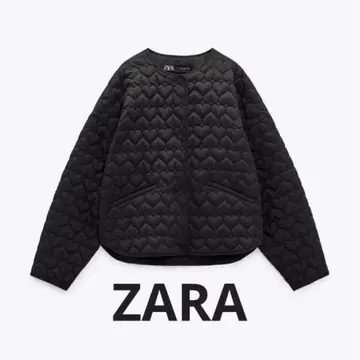 ZARA 하트 퀼팅 자켓