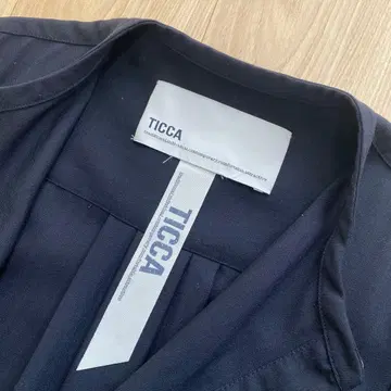 TICCA 다크 네이비 긴팔 셔츠 원피스