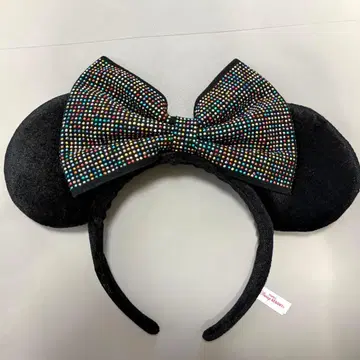 미키 귀 머리띠 리본 포함