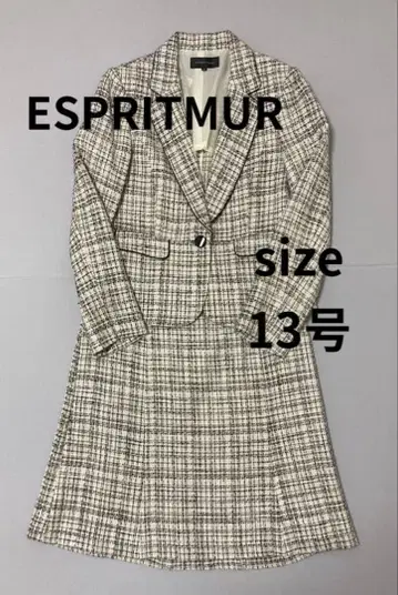 ESPRITMUR 트위드 스커트 수트 셋업 13호