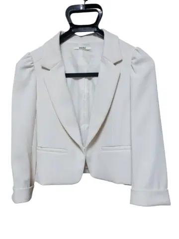snidel 화이트 단장 테일러드 자켓