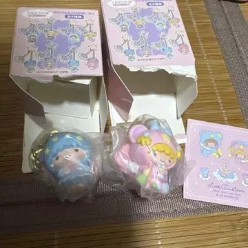 리틀트윈스타 별이 빛나는 밤의 엔젤 디자인 시크릿 키링