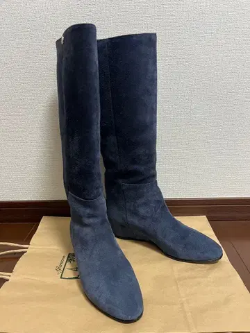 지미추 스웨이드 부츠 37.5