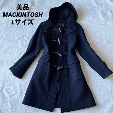 새상품급 MACKINTOSH 매킨토시 더플 코트 L 네이비