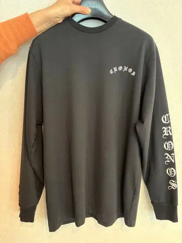 CRONOS 긴팔 티셔츠 블랙