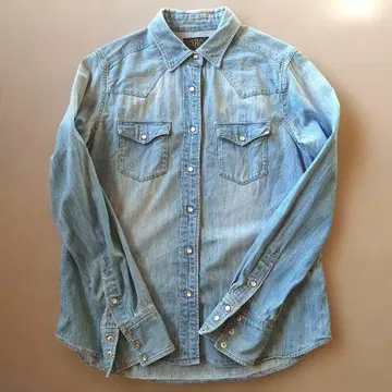 ARC 아메리칸 라그 씨 데님 셔츠 긴팔 라이트 블루