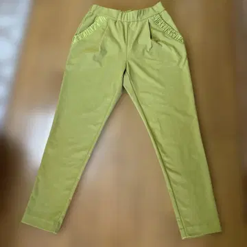 프릴 달린 포켓 캐주얼 팬츠