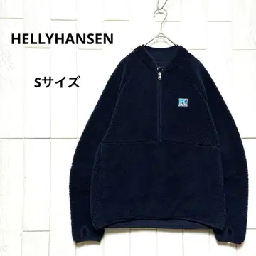 HELLY HANSEN 두꺼운 플리스 하프 지퍼 자켓 네이비 S