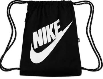 Nike 나이키 드로우 스트링 백 블랙 헬스장 냅색