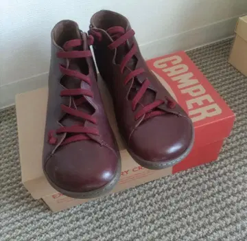 캠퍼 CAMPER 숏부츠 브라운 size 39