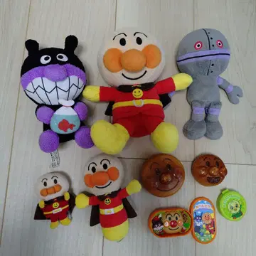 호빵맨 봉제 인형 완구 세트