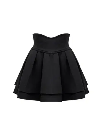 michellMacaron 슬림 레그 스커트 블랙