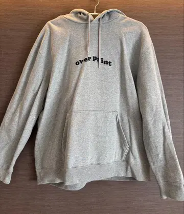 오버프린트 후드티 그레이 XL