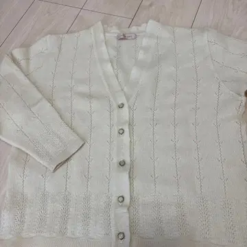 HEAVENLY 아이보리 긴팔 가디건