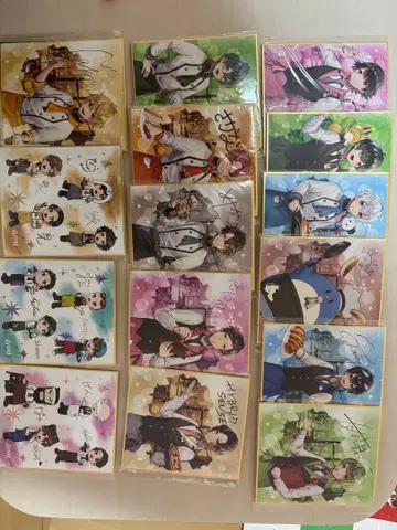 다카다무라 카페 사인 포함 색지