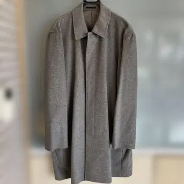 그레이 스텐카라 코트 캐시미어 울 혼방