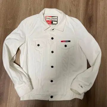 CHALLENGER 화이트 데님 자켓