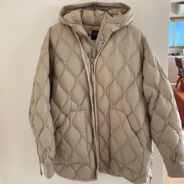 FRAMeWORK TAION 별주 후드 비브스 포함 블루종 베이지