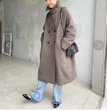 새상품급 TICCA 텐트 코트 브라운