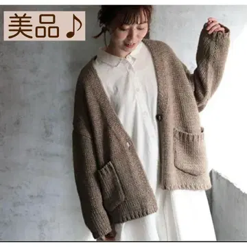 [ 새상품급 soulberry ] 로우 게이지 니트 가디건