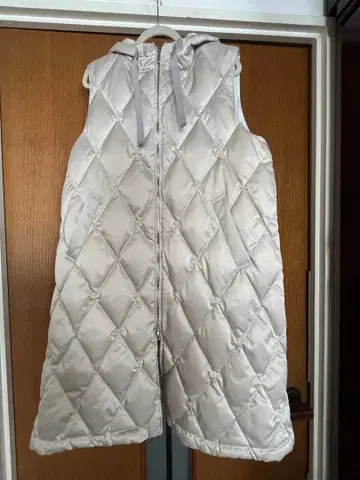 새상품 blancvert 베이지 퀼팅 다운 베스트 89100엔