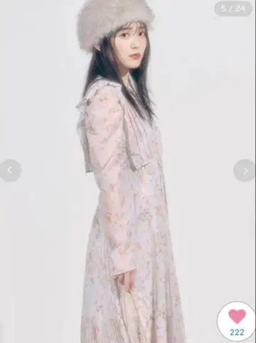 SNIDEL 허리 셔링 플리츠 원피스