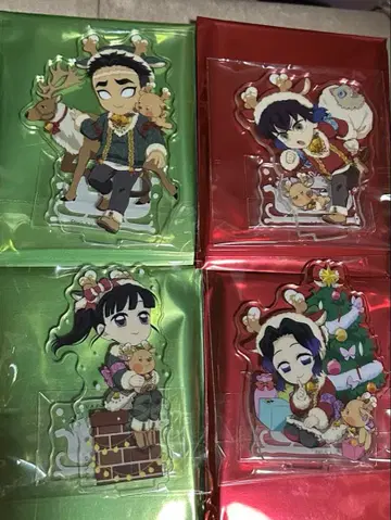 귀멸의 칼날 크리스마스 아크릴 스탠드