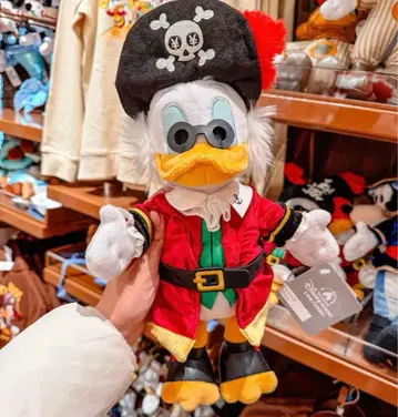 상하이 디즈니랜드 스크루지 해적 파이리츠 봉제 인형 새상품