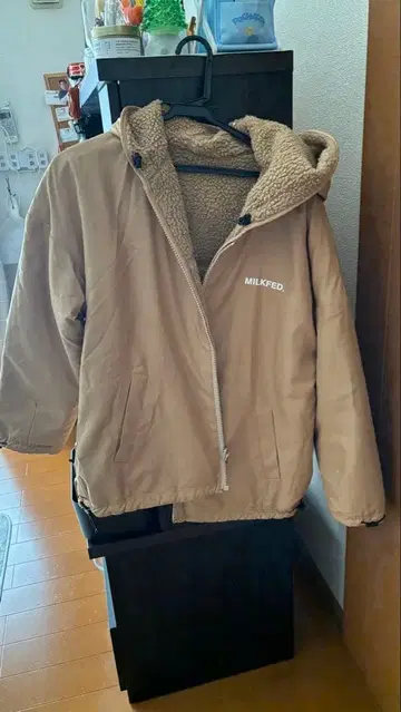 MILKFED. 플리스 자켓 베이지