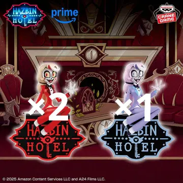 해즈빈 호텔에 오신 것을 환영합니다 모니터 탑 피규어 3개 세트