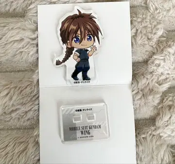 애니메이트 카페 건담w 미니 아크릴 스탠드 듀오