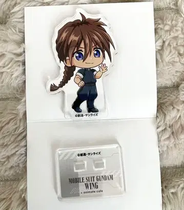 애니메이트 카페 건담w 미니 아크릴 스탠드 듀오