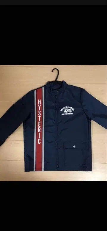 HYSTERIC GLAMOUR 네이비 나일론 자켓 M 사이즈