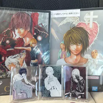 데스노트 제일복권 C상 아크릴 보드 G상 아크릴 스탠드