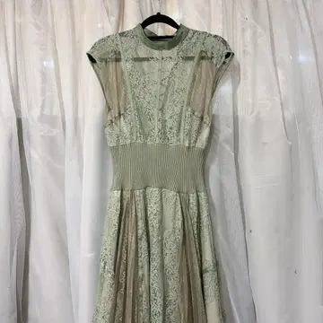 snidel 스위칭 레이스 원피스 드레스