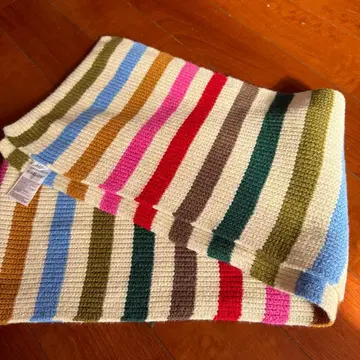 GAP 멀티 컬러 스트라이프 머플러