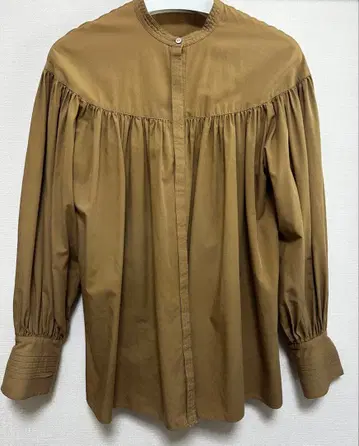 IENA 코튼 벌룬 슬리브 셔츠