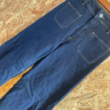 AE9237 ZARA 데님 팬츠 인디고 여성용 28 네이비